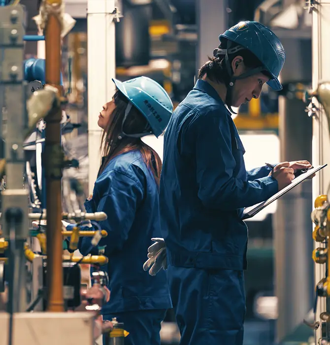 東伸熱工の品質管理